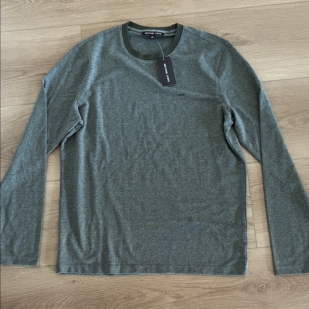 Michael Kors Olive Long Sleeve Tee